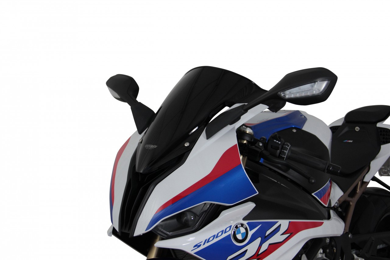 Szyba motocyklowa MRA BMW S1000 RR 2019-2022, forma O, czarna