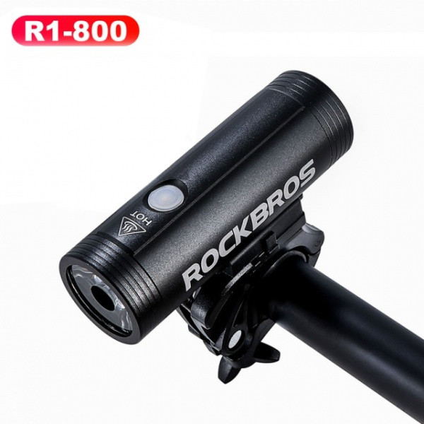 Lampka rowerowa przednia Rockbros R1800 800LM LED