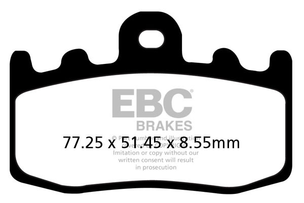 EBC Brakes Klocki hamulcowe EBC FA335HH wzmacniane (kpl. na 1 tarcze)