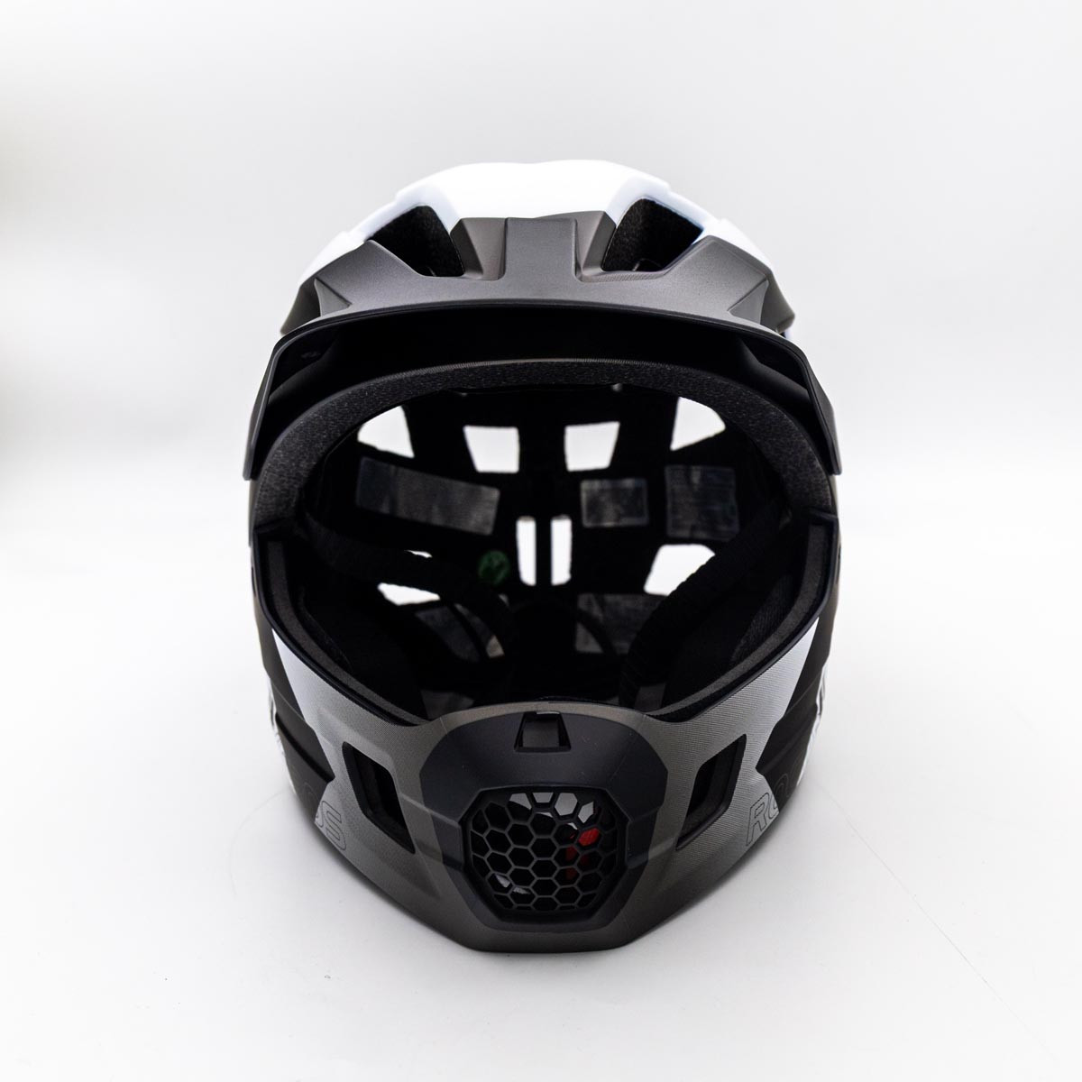 Kask dziecięcy z odpinaną osłoną podbródka FULL FACE off-road Rockbros TS-61 Gray