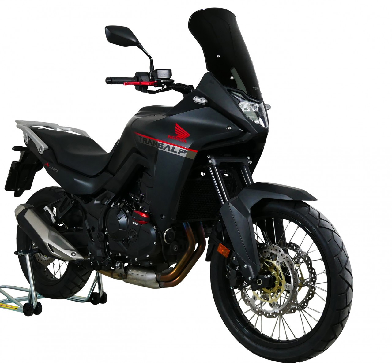 Szyba motocyklowa MRA HONDA XL 750 TRANSALP 2023-2024, forma TM, czarna