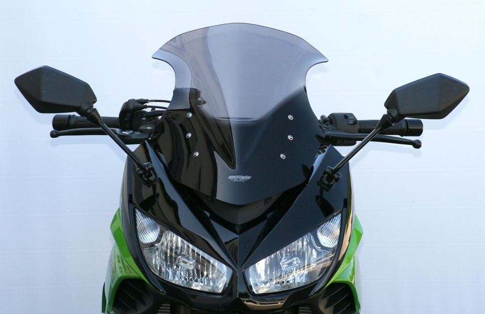 Szyba motocyklowa MRA KAWASAKI Z 1000 SX ZXT00G/ZXT00L/ZXT00M 2011-2016, forma R, czarna