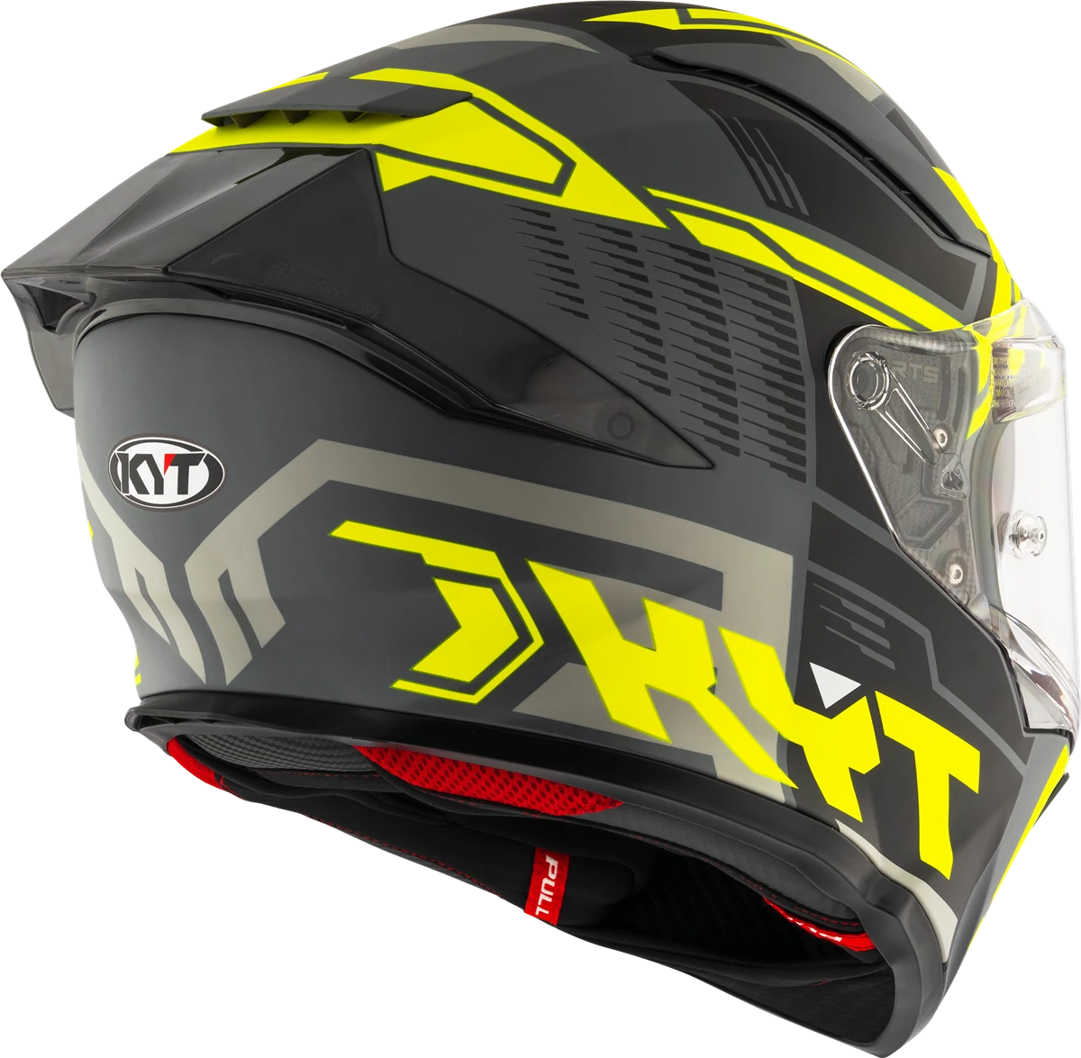Kask motocyklowy KYT R2R OCTANE ŻÓŁTY MATT E06