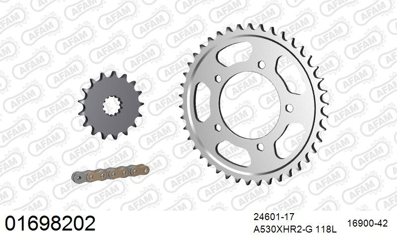 Zestaw napędowy AFAM do KAWASAKI ZZR1400 L, ABS FCF,FDFA,FDF,FEF,FDFE,FFF,HGF,HHF,HJF,HKF, Performance ABS JGF,JHF,JJF,JKF, FFFA
