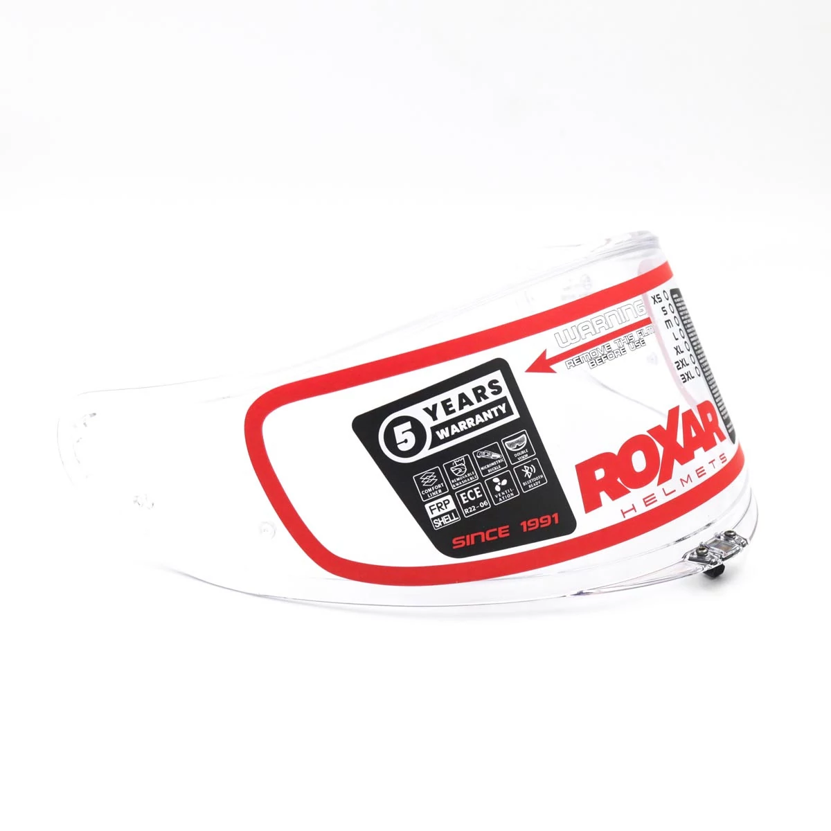 ROXAR HELMETS ROXAR Wizjer RX-ONE AS/PR Przezroczysty