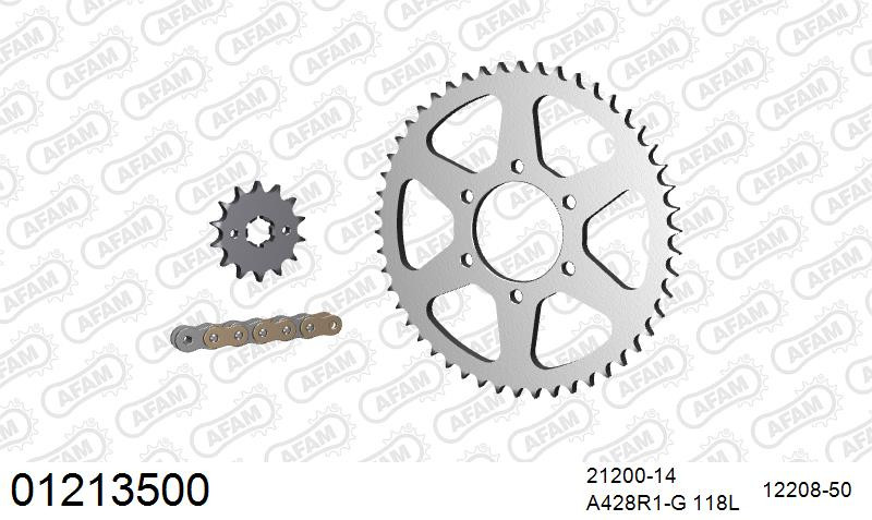 Zestaw napędowy AFAM do YAMAHA XT 125