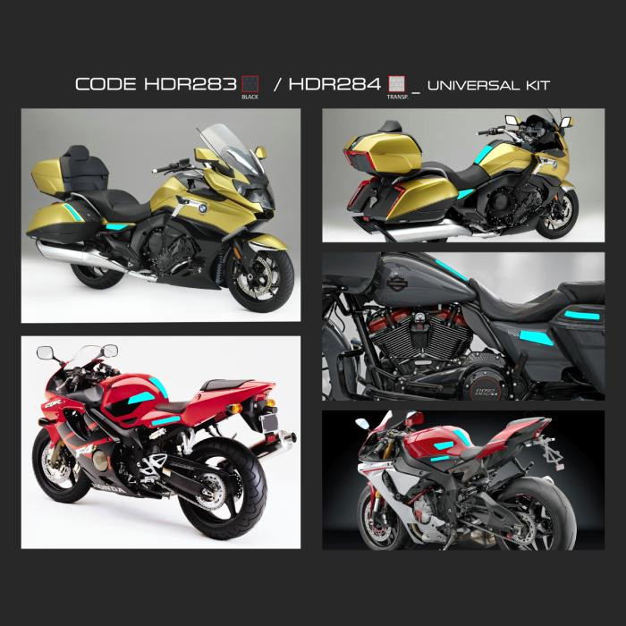 ONEDESIGN Grip Boczny HDR Uniwersalny Kit medium transparentny