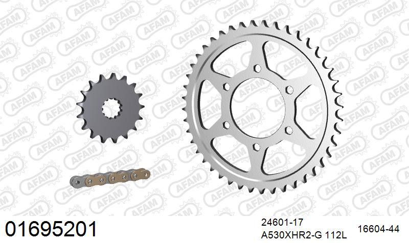 Zestaw napędowy AFAM do KAWASAKI ZZR 1200 C1,C2,C3,C4