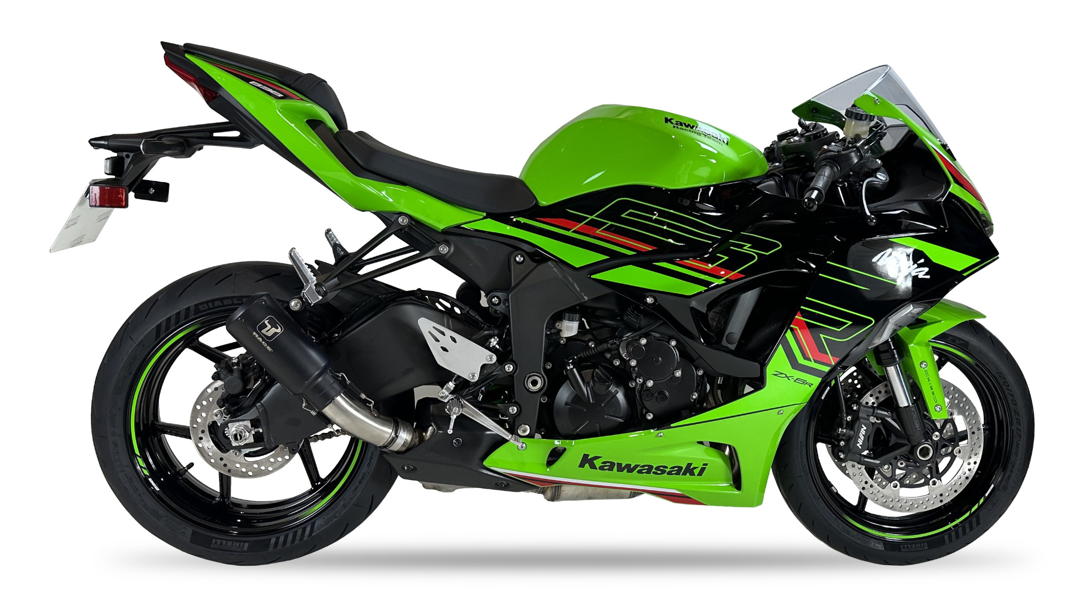 Tłumik IXRACE KAWASAKI ZX-6 R 2024 (ZX636J) typ MK2B MK2 SERIES BLACK