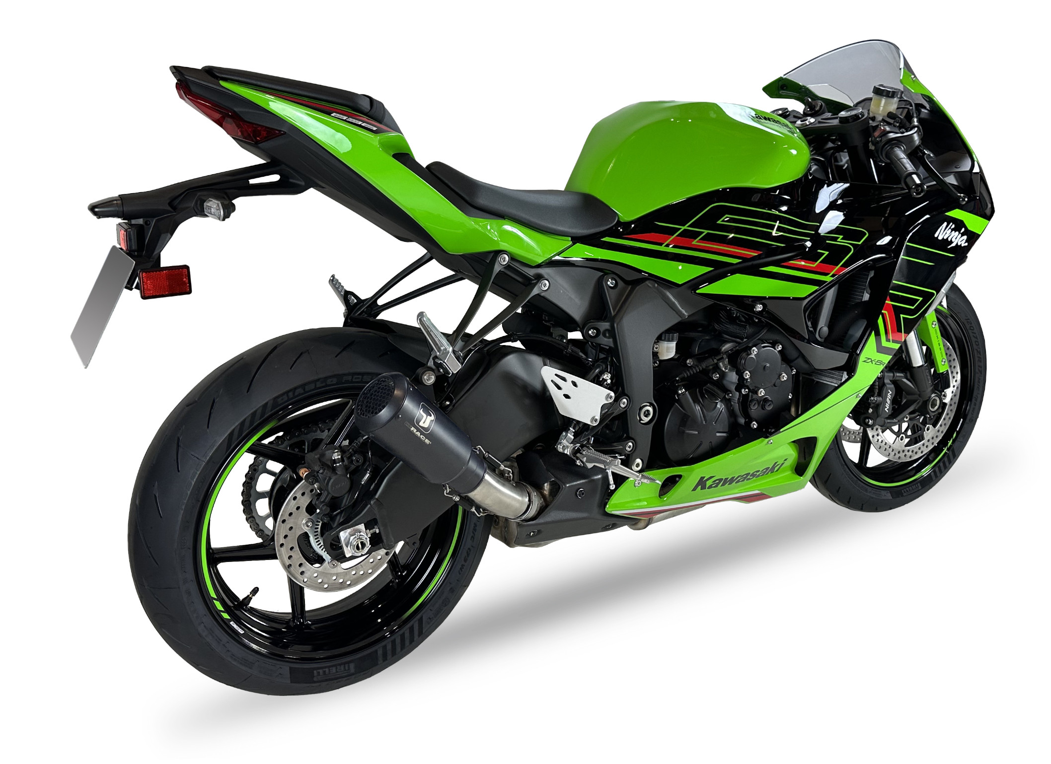 Tłumik IXRACE KAWASAKI ZX-6 R 2024 (ZX636J) typ MK2B MK2 SERIES BLACK