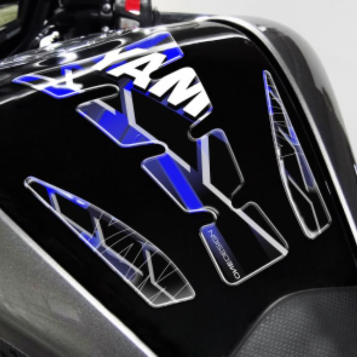 ONEDESIGN tankpad Spirit shape Limited Edition logo Yamaha niebieskie