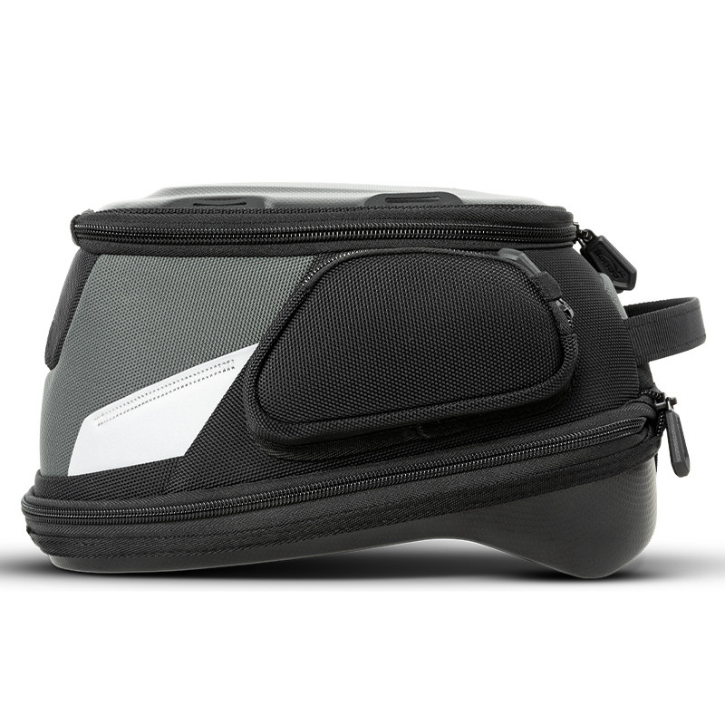 LOBOO Tank Bag z funkcją szybkiego demontażu z kotwy magnetycznej, regulacja montażu 110mm, pojemność 7-9L, czarny/szary
