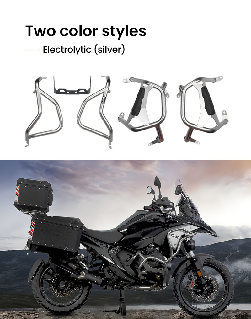LOBOO Gmole dolne do BMW R1300GS (2023-) czarne