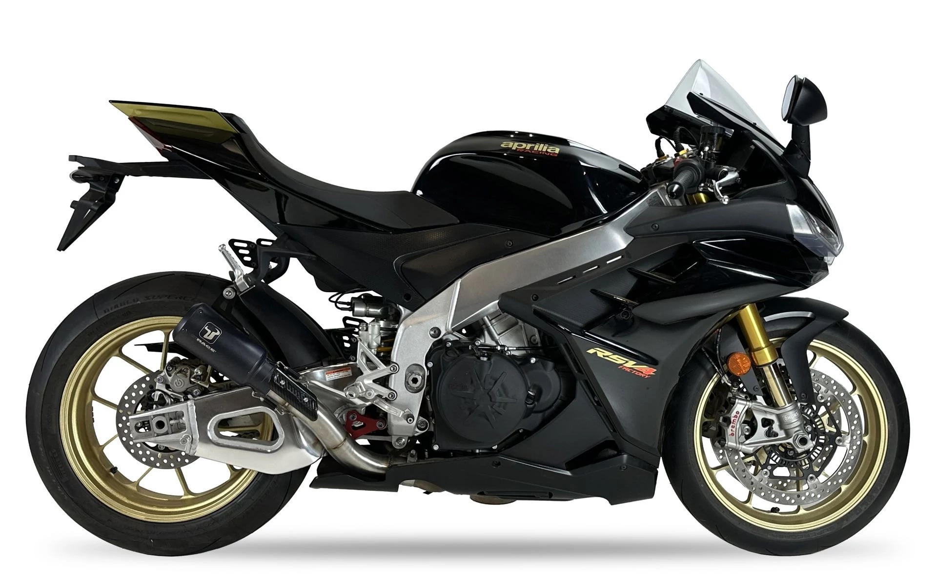 Tłumik IXRACE APRILIA RSV4 / FACTORY 1100 21-24 (KY) SLIP ON typ MK2B MK2 SERIES BLACK