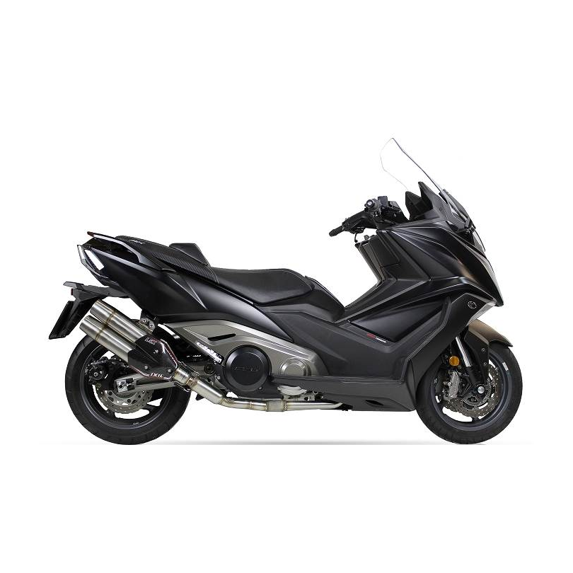 Tłumik IXIL KYMCO AK 550 21-22 (E1-A3, E1-A2) typ L5X (waga: 3000g, długość: 430 mm., materiał: Inox AISI304, kolor: Matt polish