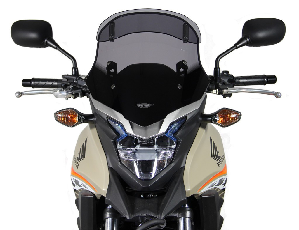 Szyba motocyklowa MRA HONDA CB 500 X /XA PC59 / PC64 / PC64A 2016-, forma VT, przyciemniana