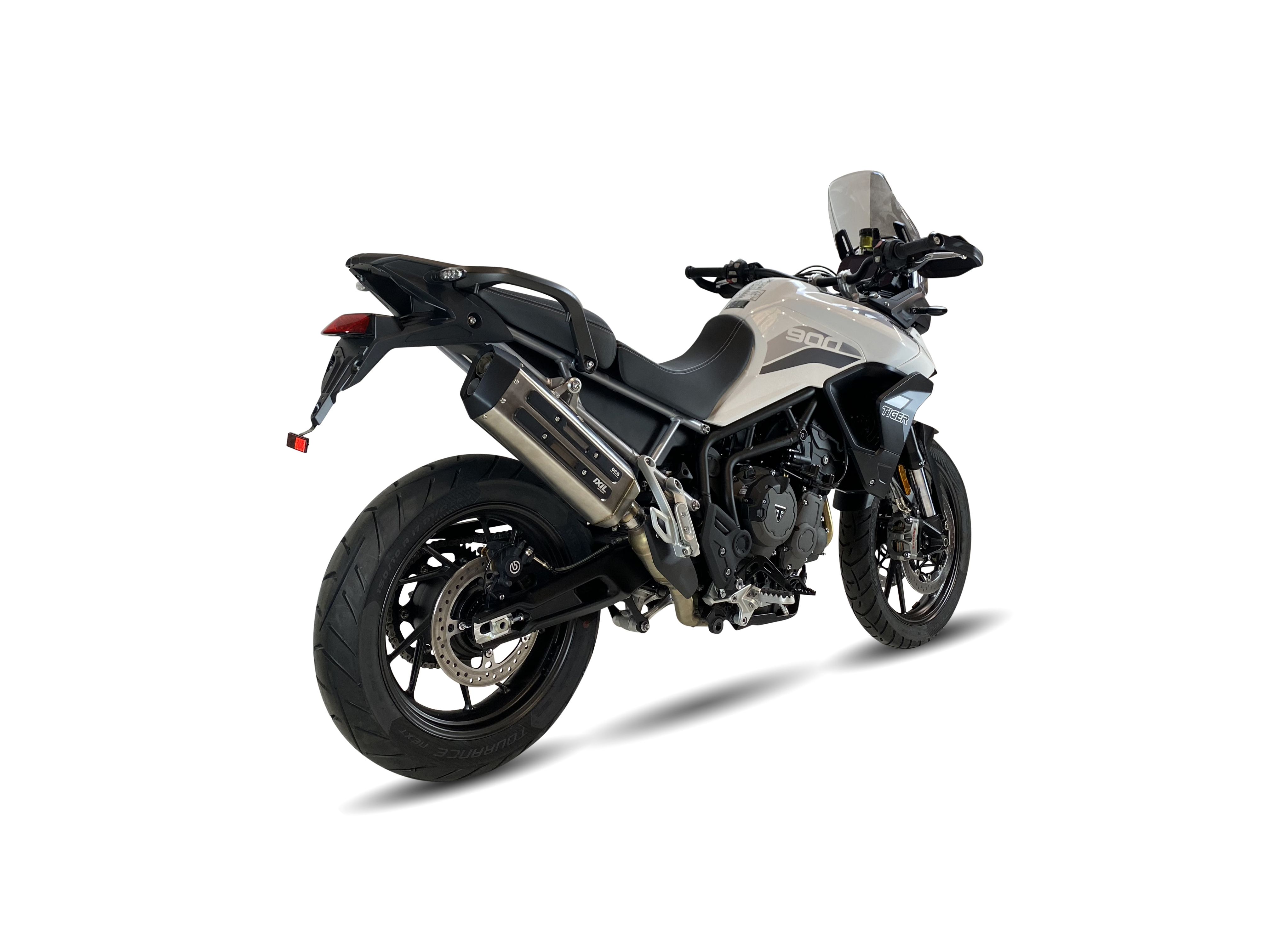 Tłumik IXIL TRIUMPH TIGER 900 20-22 (C701 C702) typ MXT (waga: 4920g, długość: 540 mm., materiał: Inox AISI304, kolor: Black pai