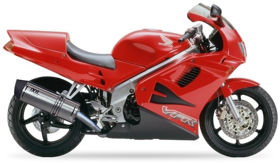 Tłumik IXIL HONDA VFR 750 F 94-97 (RC36-2) typ SOVE (waga: 3000g, długość: 423 mm., materiał: Inox AISI304, kolor: Black painted