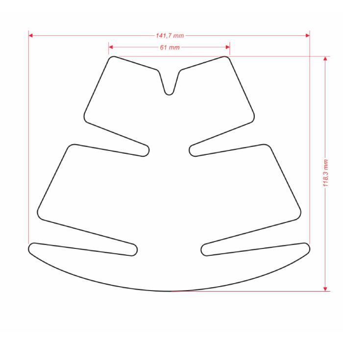 ONEDESIGN Tankpad carbon per 749-999