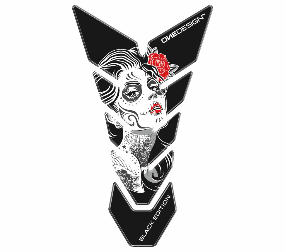 ONEDESIGN Tankpad czarny EDITION woman tatoo