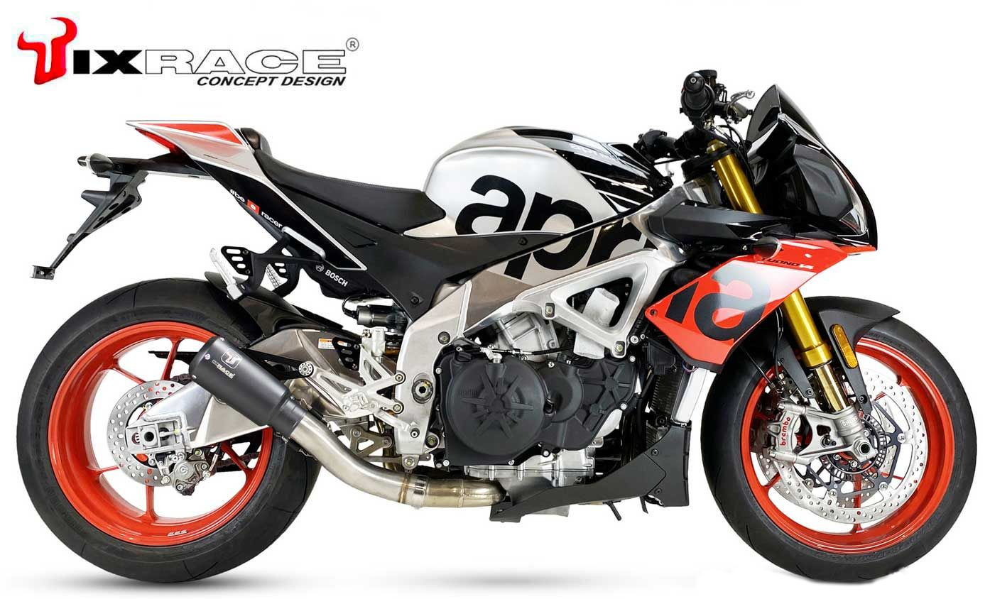 Tłumik IXRACE APRILIA RSV4 / FACTORY 1100 17-20 (KE KE1) SLIP ON typ MK2B MK2 SERIES BLACK