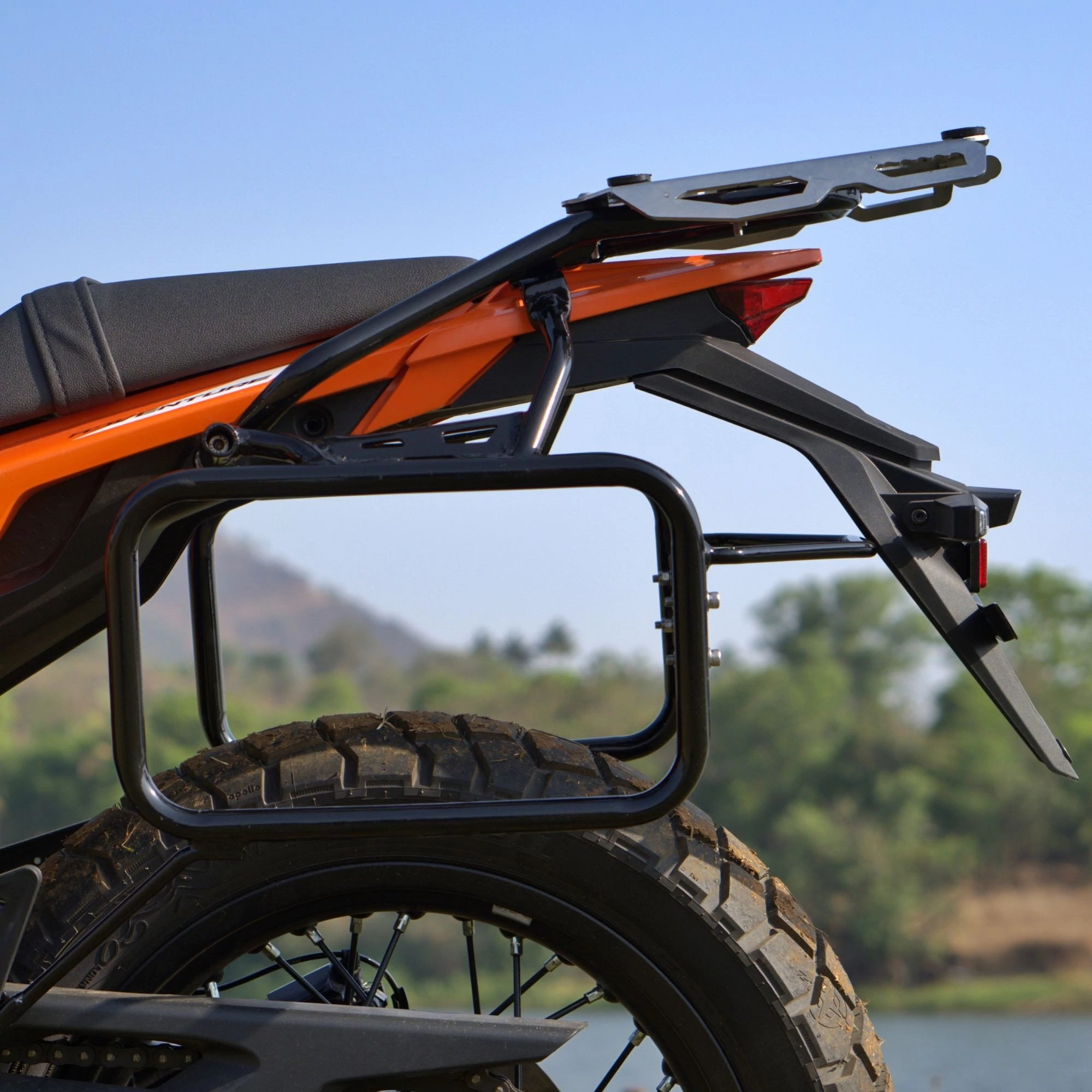 ROXAR TECH Stelaże boczne + bagażnik centralny + płyta do KTM 390 Adventure 2025-2026