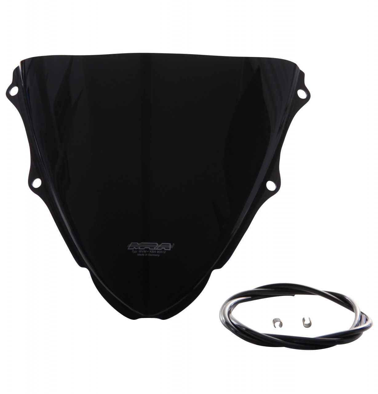 Szyba motocyklowa MRA HONDA CBR 1000 RR SC59 2008-2011, forma O, czarna
