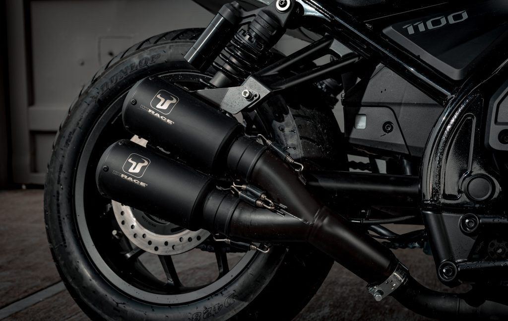 Tłumik IXRACE HONDA REBEL CMX 1100 21-23 (SC83) typ MK2B DUAL MK2 SERIES BLACK