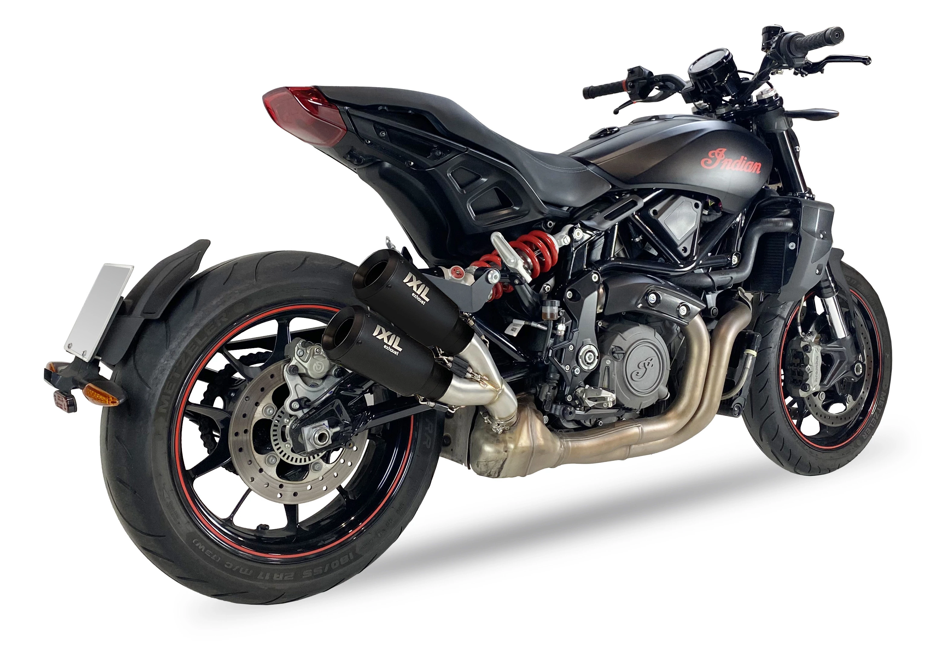 IXIL Tłumik INDIAN FTR 1200 - S - RALLY 22-23 typ 2RB SLIP ON - DUAL RACE XTREM BLACK
