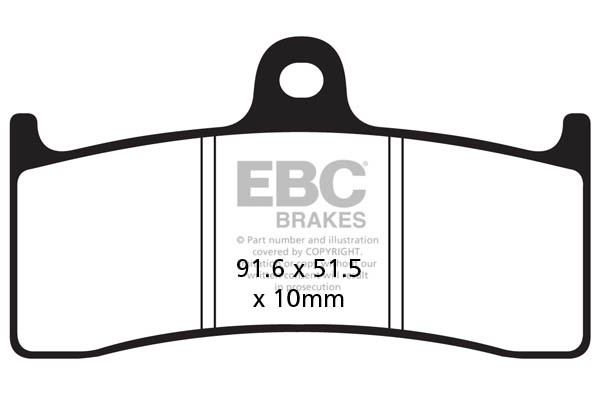 EBC Brakes Klocki hamulcowe EBC FA249HH wzmacniane (kpl. na 1 tarcze)