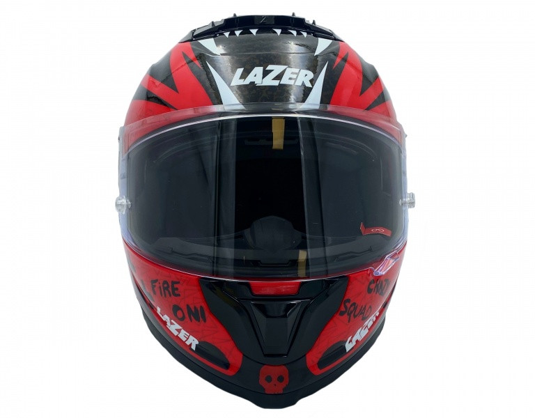 Kask Motocyklowy LAZER RAFALE EVO Oni Czerwony (kol. Czerwony - Czarny)
