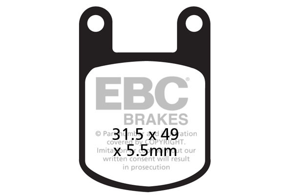 EBC Brakes Klocki hamulcowe EBC FA050 (kpl. na 1 tarcze)