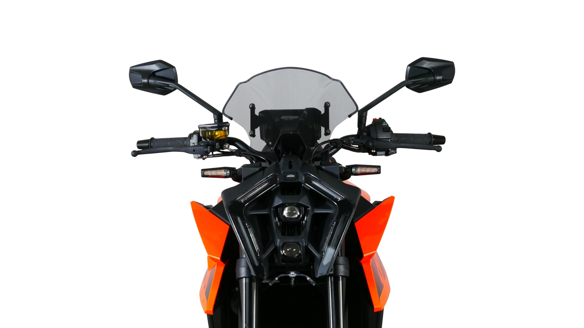 Szyba motocyklowa MRA KTM DUKE 990 2024-, forma NTM, przyciemniana