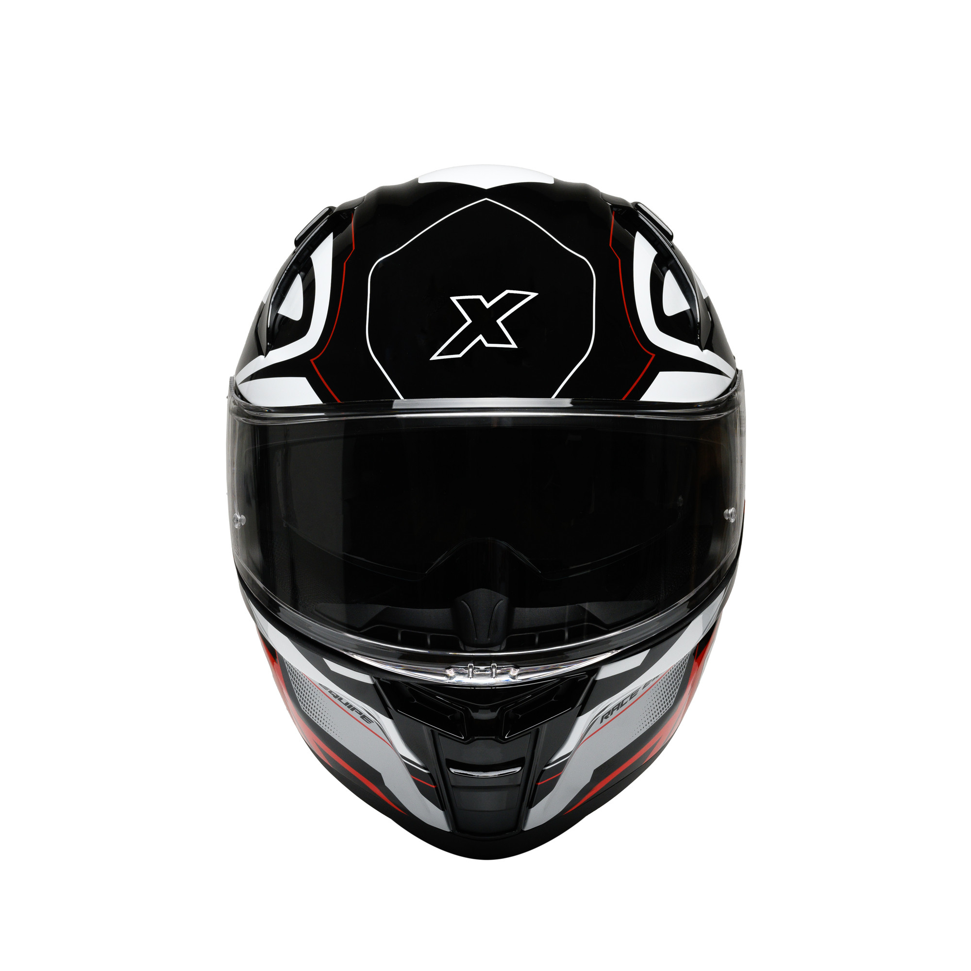 ROXAR HELMETS Kask Motocyklowy ROXAR BAYAMO EVO RACE Czarny/ biały/ czerwony