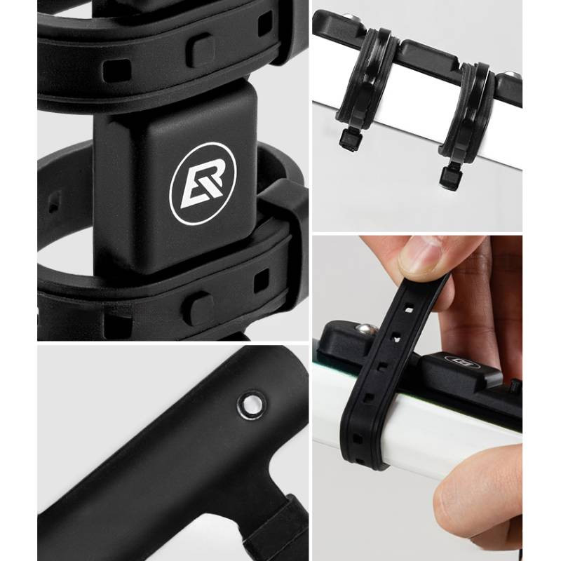 Adapter, uchwyt rowerowy do mocowania koszyka na sztycy, ramie ROCKBROS 310001001 czarny