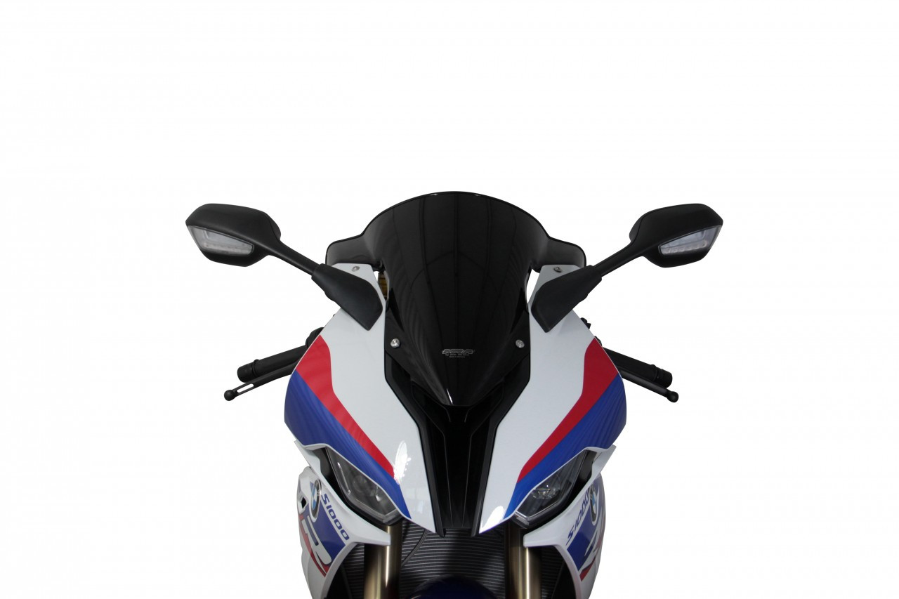 Szyba motocyklowa MRA BMW S1000 RR 2019-2022, forma O, czarna