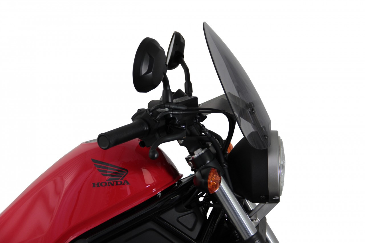 Szyba motocyklowa MRA HONDA CMX 500 REBEL 2017-2019, forma NTM, przyciemniana