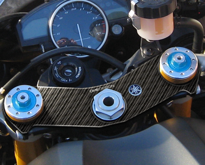 ONEDESIGN Naklejka na półkę kierownicy YAMAHA R1 2004-2006