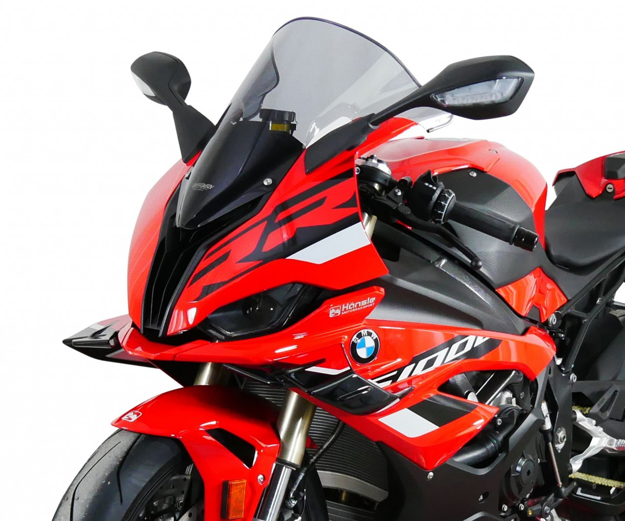 Szyba motocyklowa MRA BMW S1000 RR 2023-2024, forma R, przyciemniana
