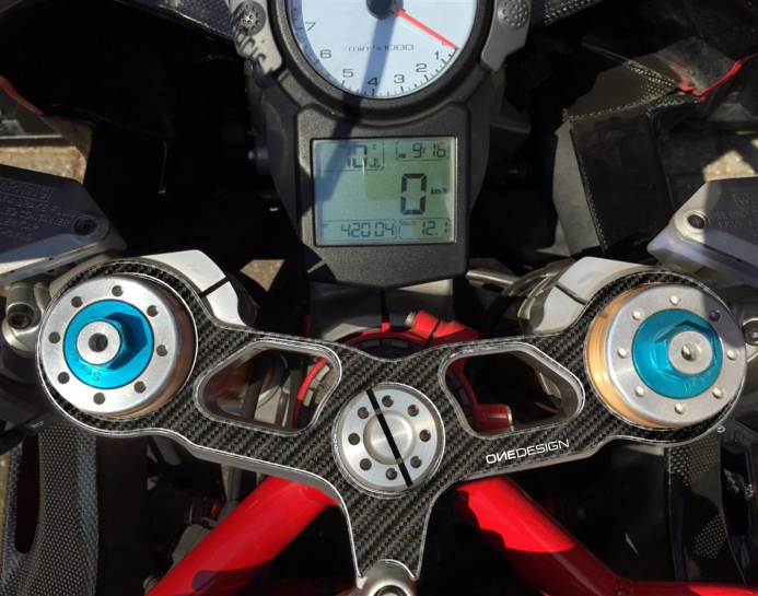 ONEDESIGN Naklejka na półkę kierownicy Ducati 999 / 749