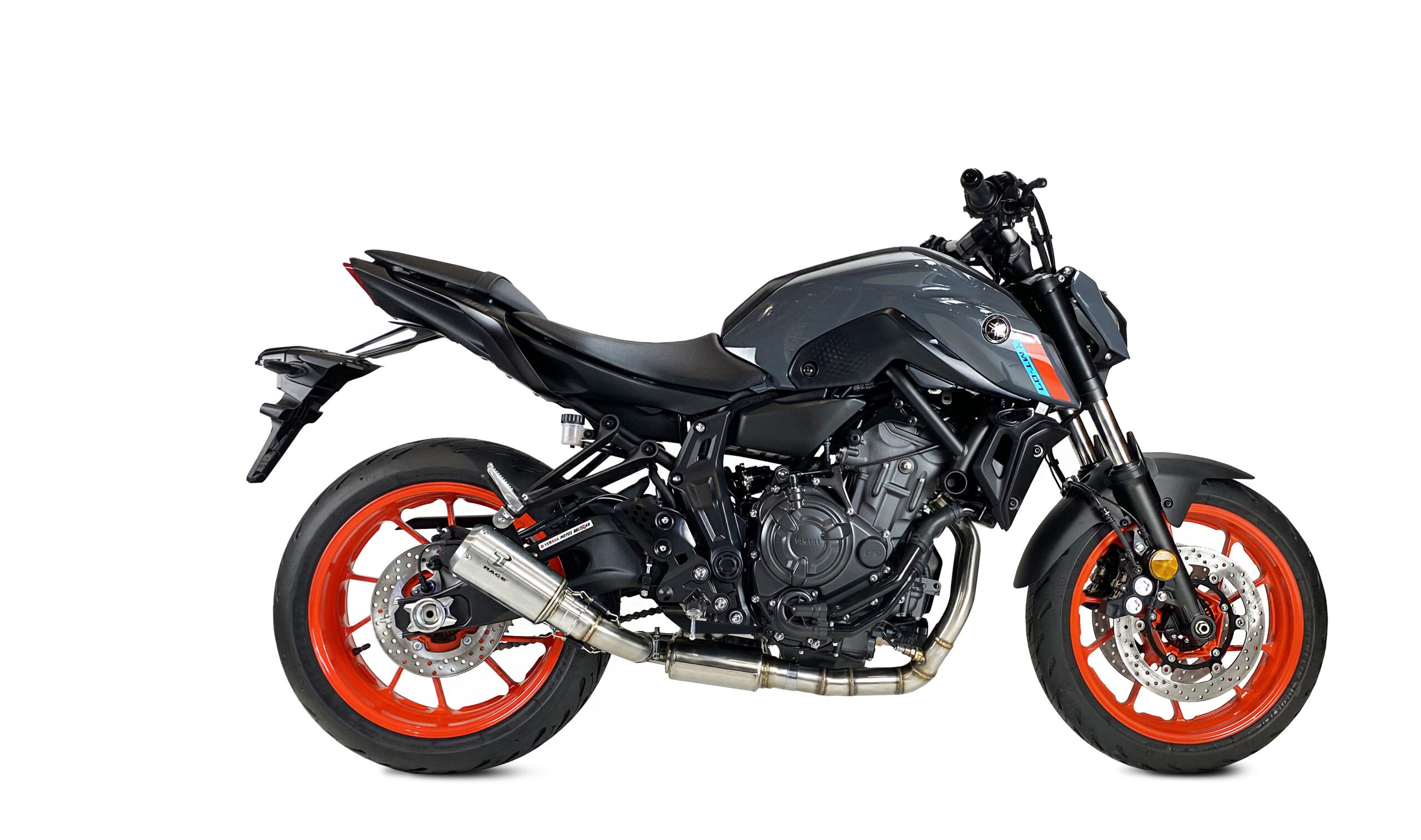 Tłumik IXRACE YAMAHA MT-07 21-23 (RM33, RM34) FULL SYSTEM WITH CAT. typ MK2 MK2 SERIES INOX (Homologacja)