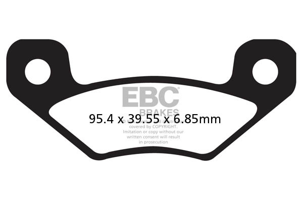 EBC Brakes Klocki hamulcowe EBC FA398R (kpl. na 1 tarcze)