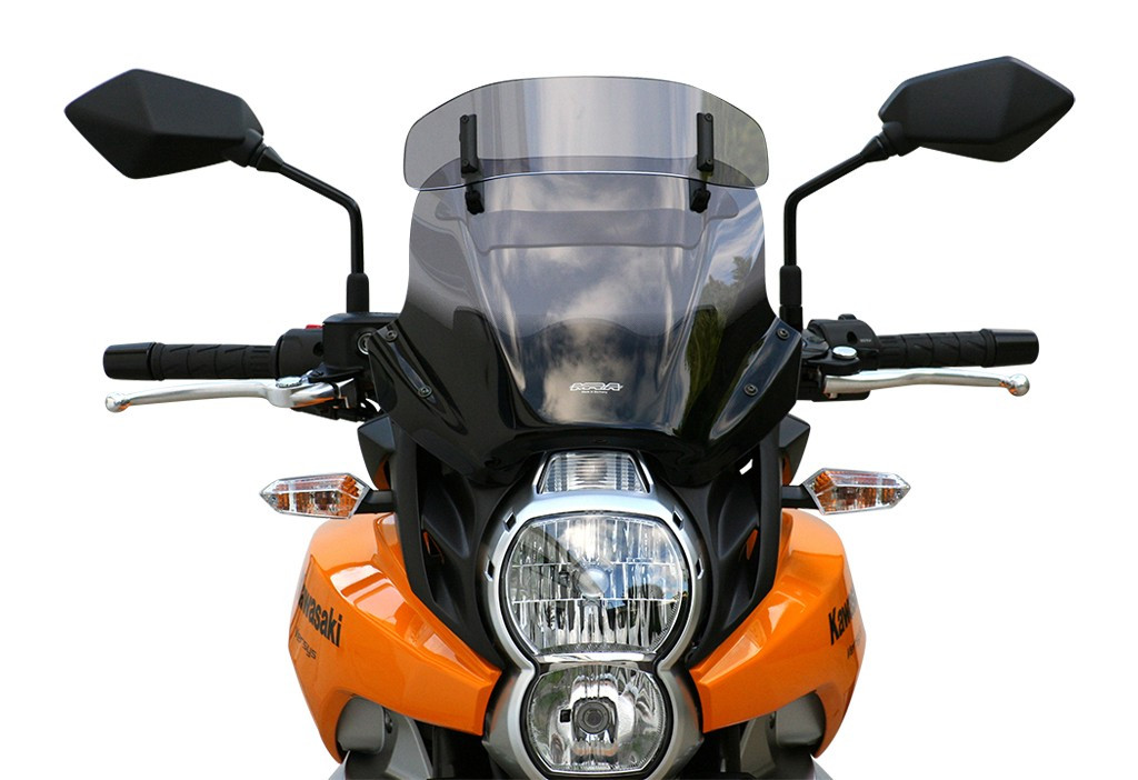 Szyba motocyklowa MRA KAWASAKI VERSYS 650 LE650C 2010-2014, forma VTM, przyciemniana