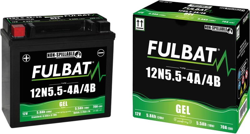Akumulator FULBAT FUL GEL - 12N5.5-4A / 12N5.5-4B (Żelowy, bezobsługowy)