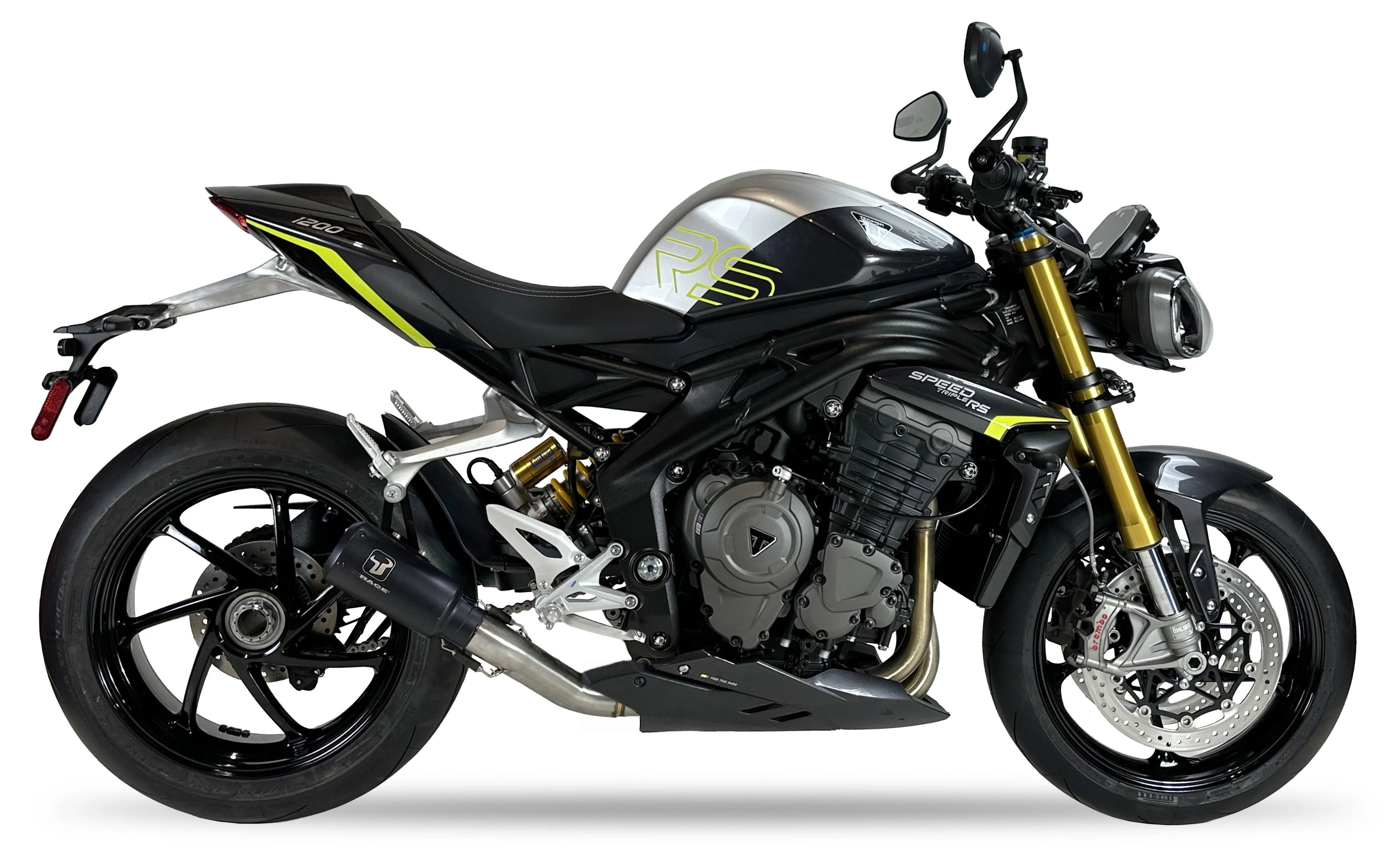 IXRACE Tłumik TRIUMPH SPEED TRIPLE 1200 RS / RR / RX 25-26 (PB20) typ MK2B MK2 SERIES BLACK