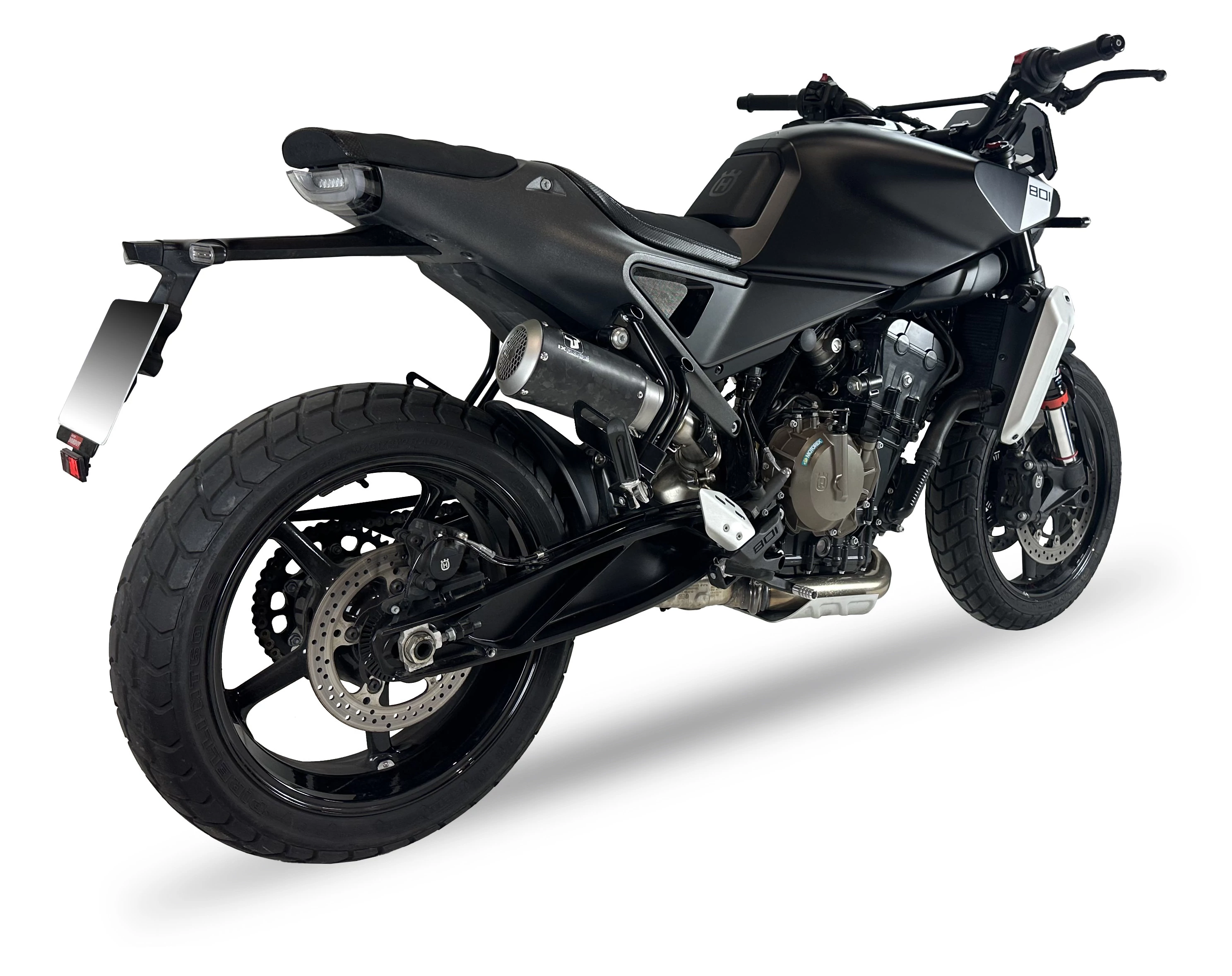 IXRACE Tłumik HUSQVARNA SVARTPILEN 801 (HQV CV1) typ MK2C MK2 CARBON FORGED (Homologacja)