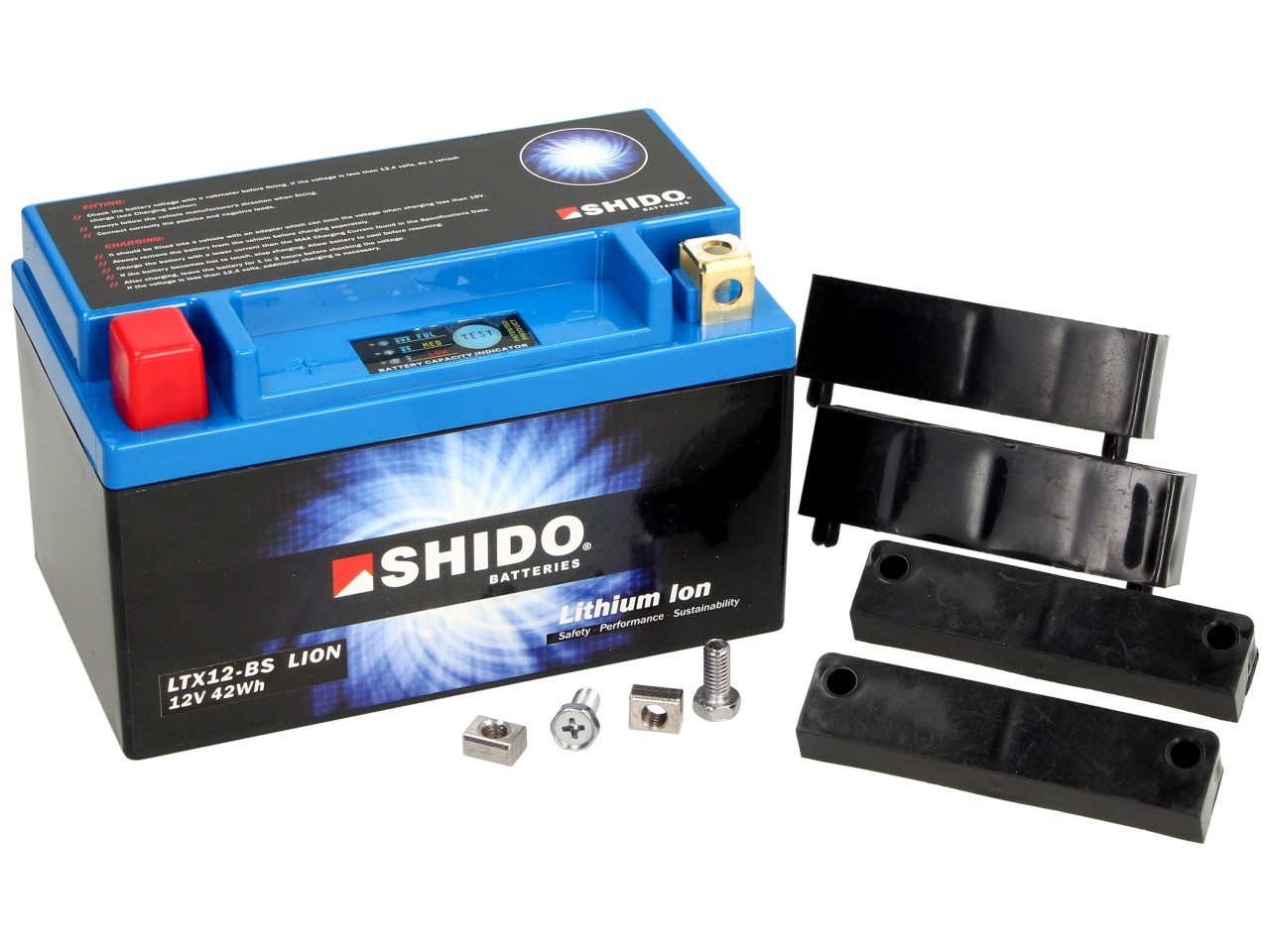 SHIDO Akumulator Litowo Jonowy LTX12-BS 12V 4Ah 240A