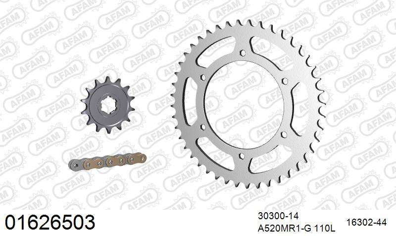 Zestaw napędowy AFAM do KAWASAKI KL 250 A2,A3,A4,C1,C2,C3