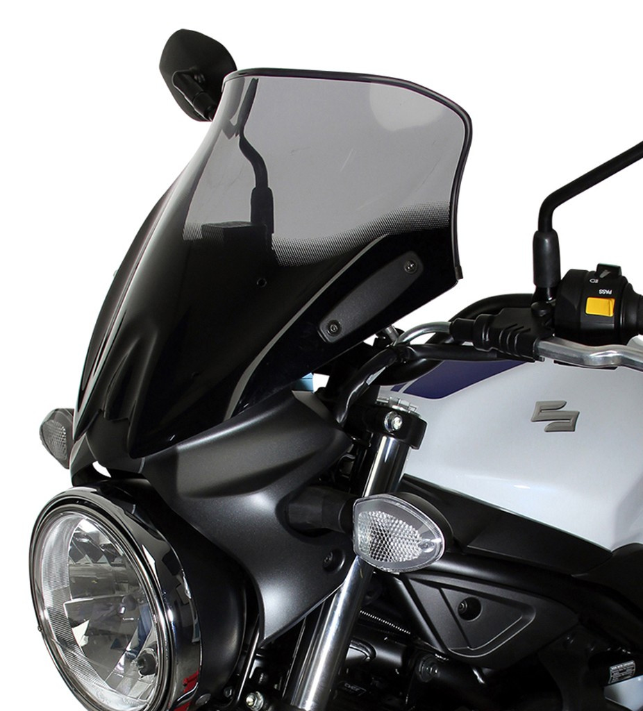Szyba motocyklowa MRA SUZUKI SV 650 WCX0 / WCX1 2016-, forma NSN, czarna