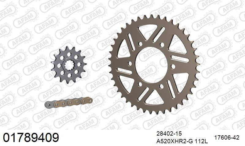 Zestaw napędowy AFAM do KAWASAKI Z 1000 DAF,DBF,DCF,DCFA,DDF,DDFA, Z 1000 ABS EAF,EBF,ECF,EDF